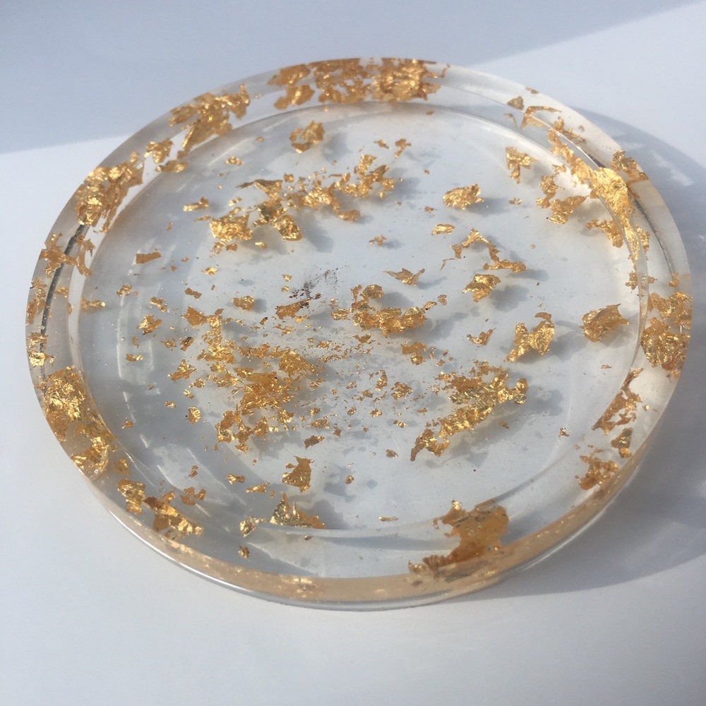 Resin coaster/ jewelry dish